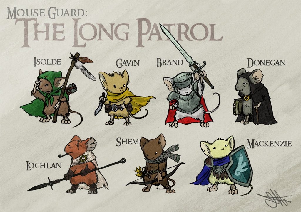 mouse_guard_party_by_skyserpent-d8w1jck