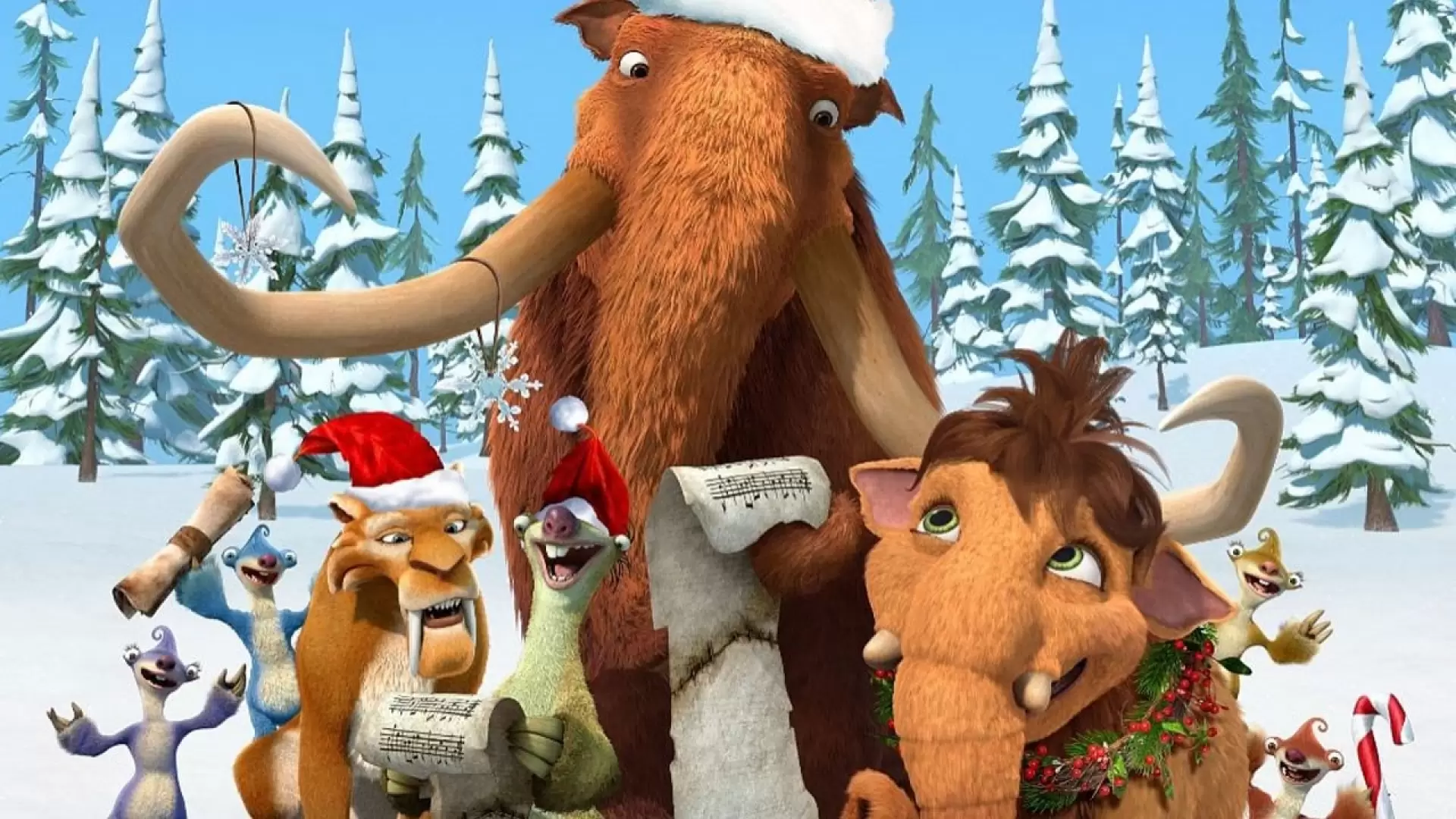 دانلود انیمیشن Ice Age: A Mammoth Christmas 2011 (عصر یخبندان: کریسمس ماموت) با زیرنویس فارسی