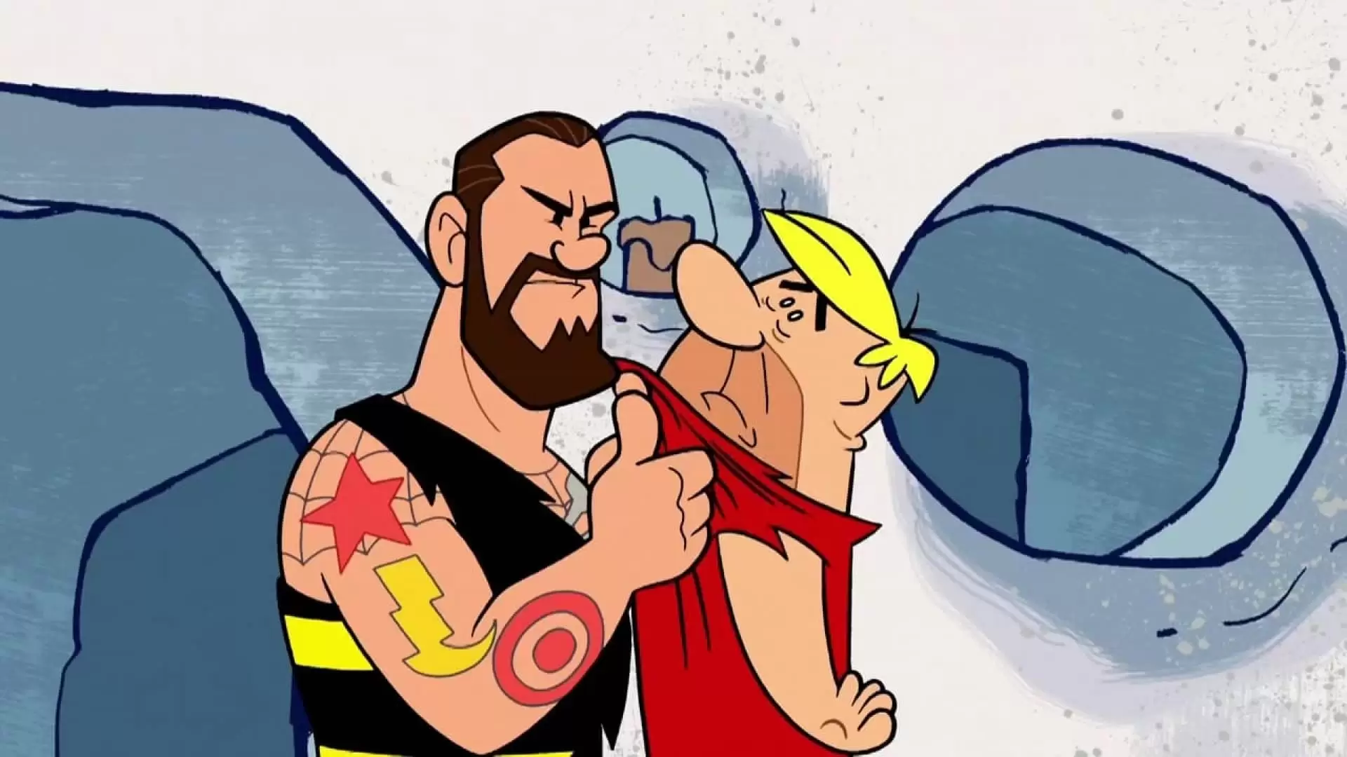 دانلود انیمیشن The Flintstones & WWE: Stone Age Smackdown 2015 (عصرحجر و دبلیودبلیوئی: عصر حجر اسمک‌داون)