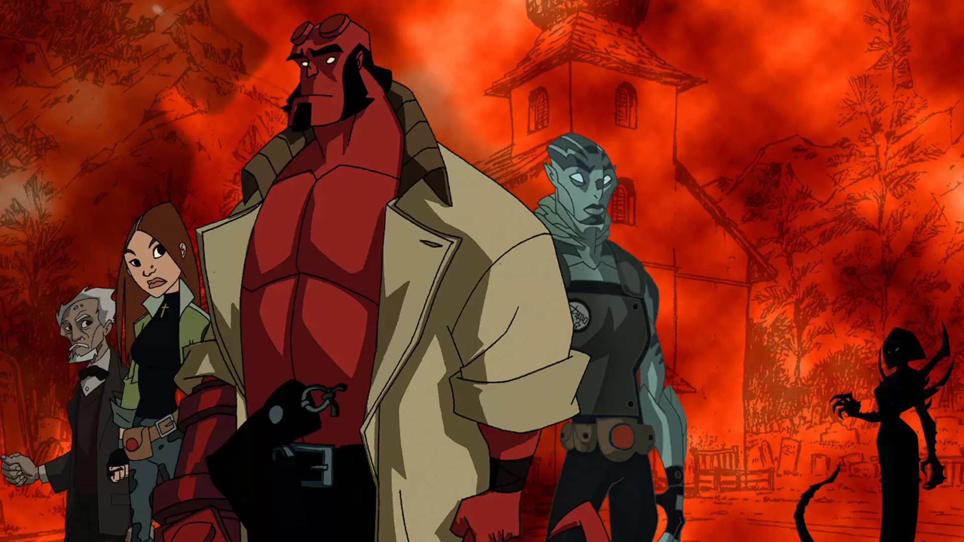 دانلود انیمیشن Hellboy Animated: Blood and Iron 2007 با زیرنویس فارسی و تماشای آنلاین