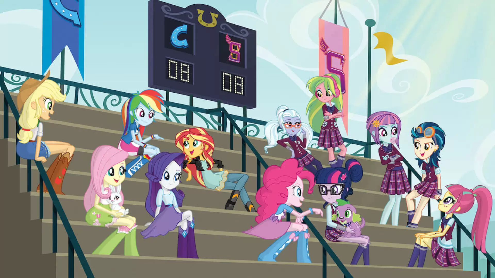 دانلود انیمیشن My Little Pony: Equestria Girls – Friendship Games 2015 با زیرنویس فارسی