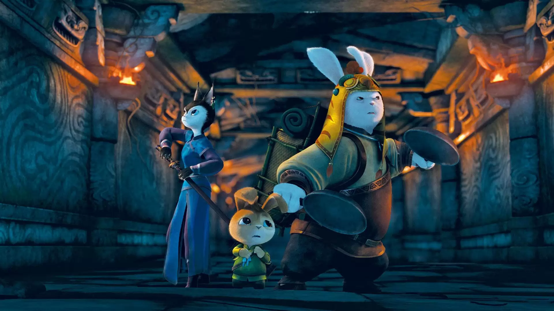 دانلود انیمیشن Legend of a Rabbit: The Martial of Fire 2015 (افسانهٔ یک خرگوش)