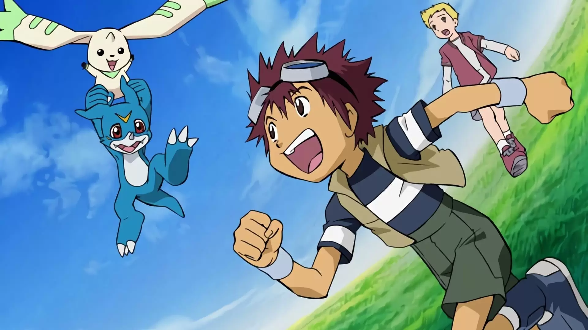 دانلود انیمه Digimon Adventure 02: Hurricane Touchdown!! The Golden Digimentals 2000