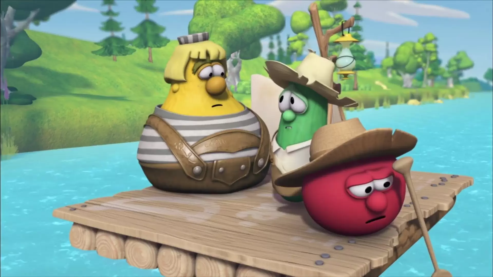 دانلود انیمیشن VeggieTales: Tomato Sawyer & Huckleberry Larry’s Big River Rescue 2008