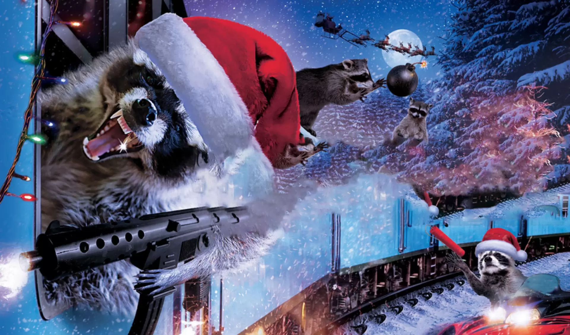دانلود فیلم Killer Raccoons 2: Dark Christmas in the Dark 2020