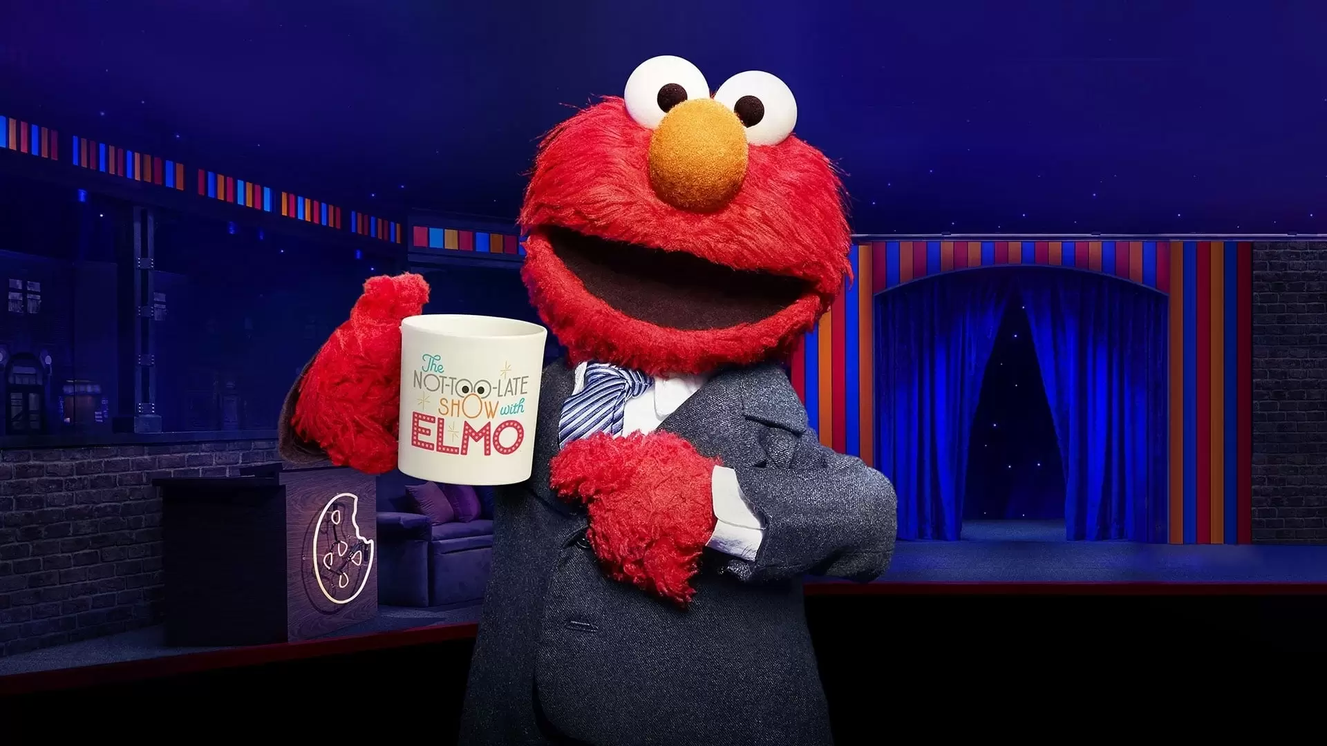 دانلود سریال The Not Too Late Show with Elmo 2020 (نه چندان دیر با المو)
