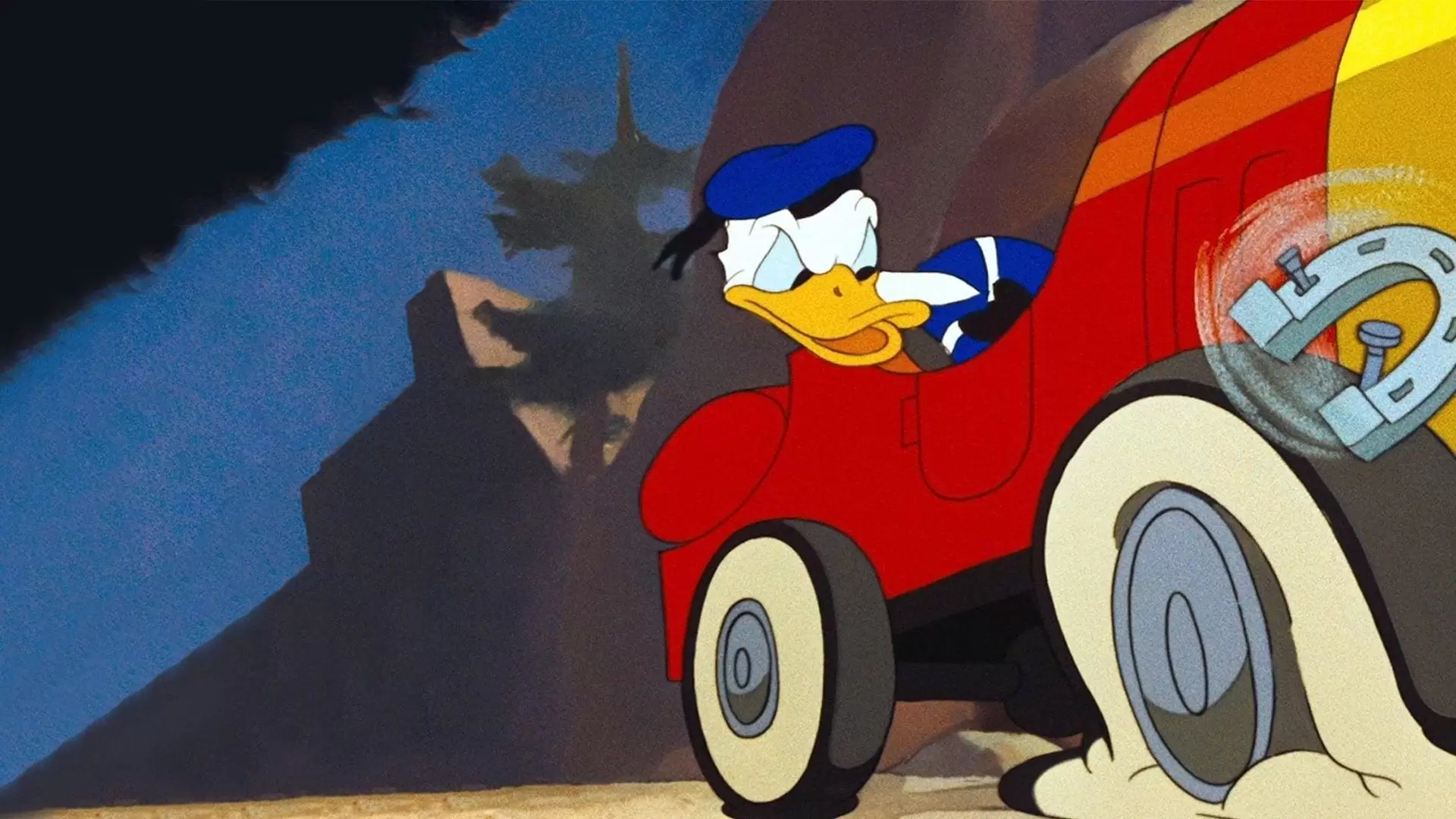 دانلود انیمیشن Donald’s Tire Trouble 1943 (مشکل تایر دونالد)