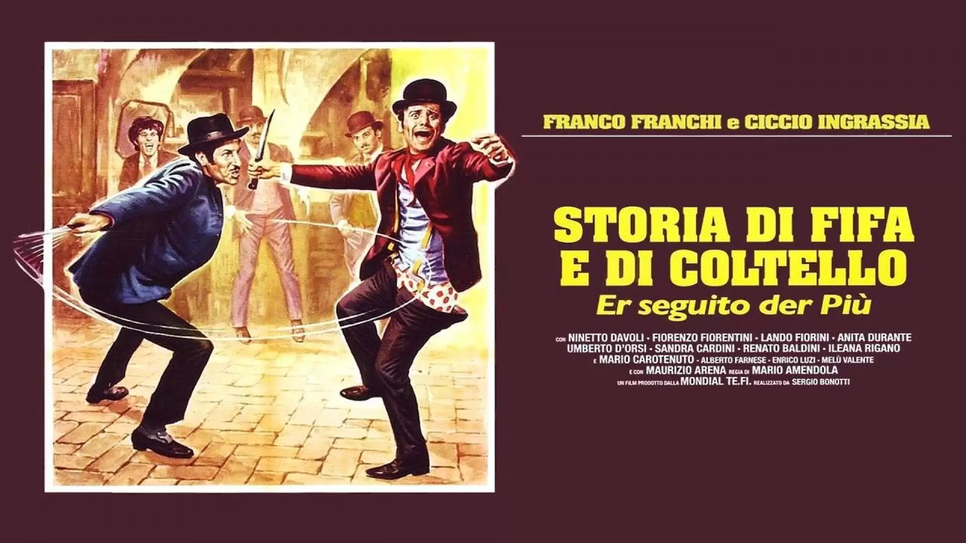 دانلود فیلم Storia di fifa e di coltello – Er seguito d’er più 1972 (داستان ترس و چاقو)