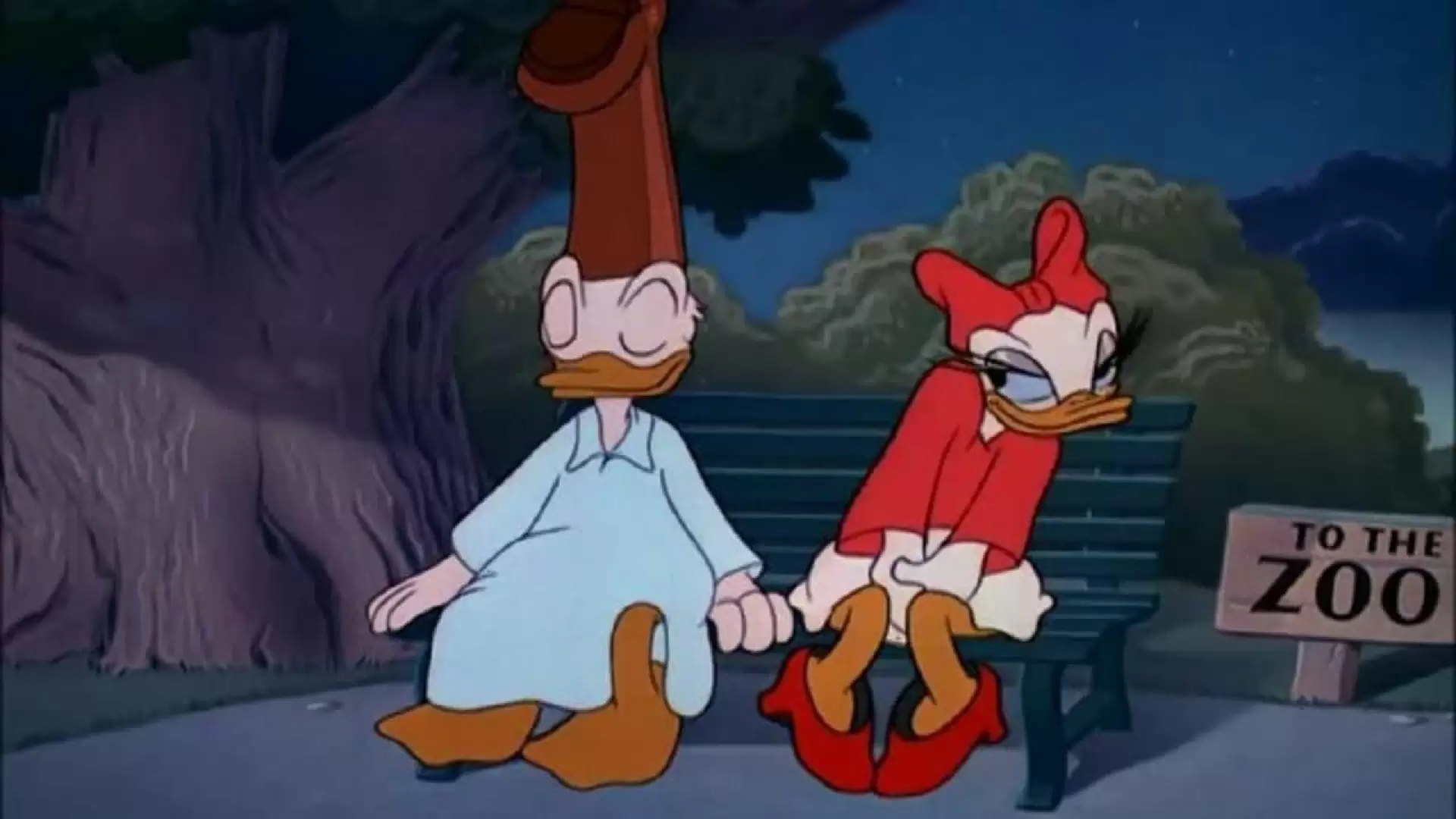 دانلود انیمیشن Donalds Nachtspaziergang 1947