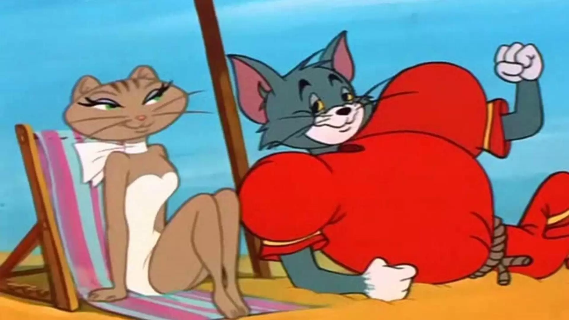 دانلود انیمیشن Muscle Beach Tom 1956