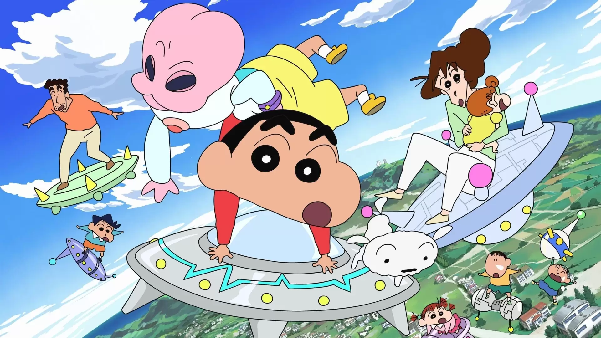 دانلود انیمه Kureyon Shinchan: Shûrai!! Uchûjin shiriri 2017
