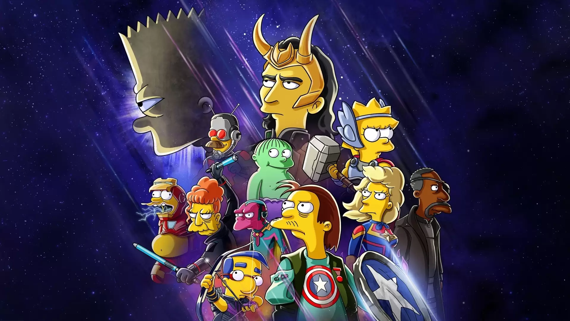 دانلود انیمیشن The Simpsons: The Good, the Bart, and the Loki 2021 (سیمپسون ها: خوب, بارت و لوکی) با تماشای آنلاین