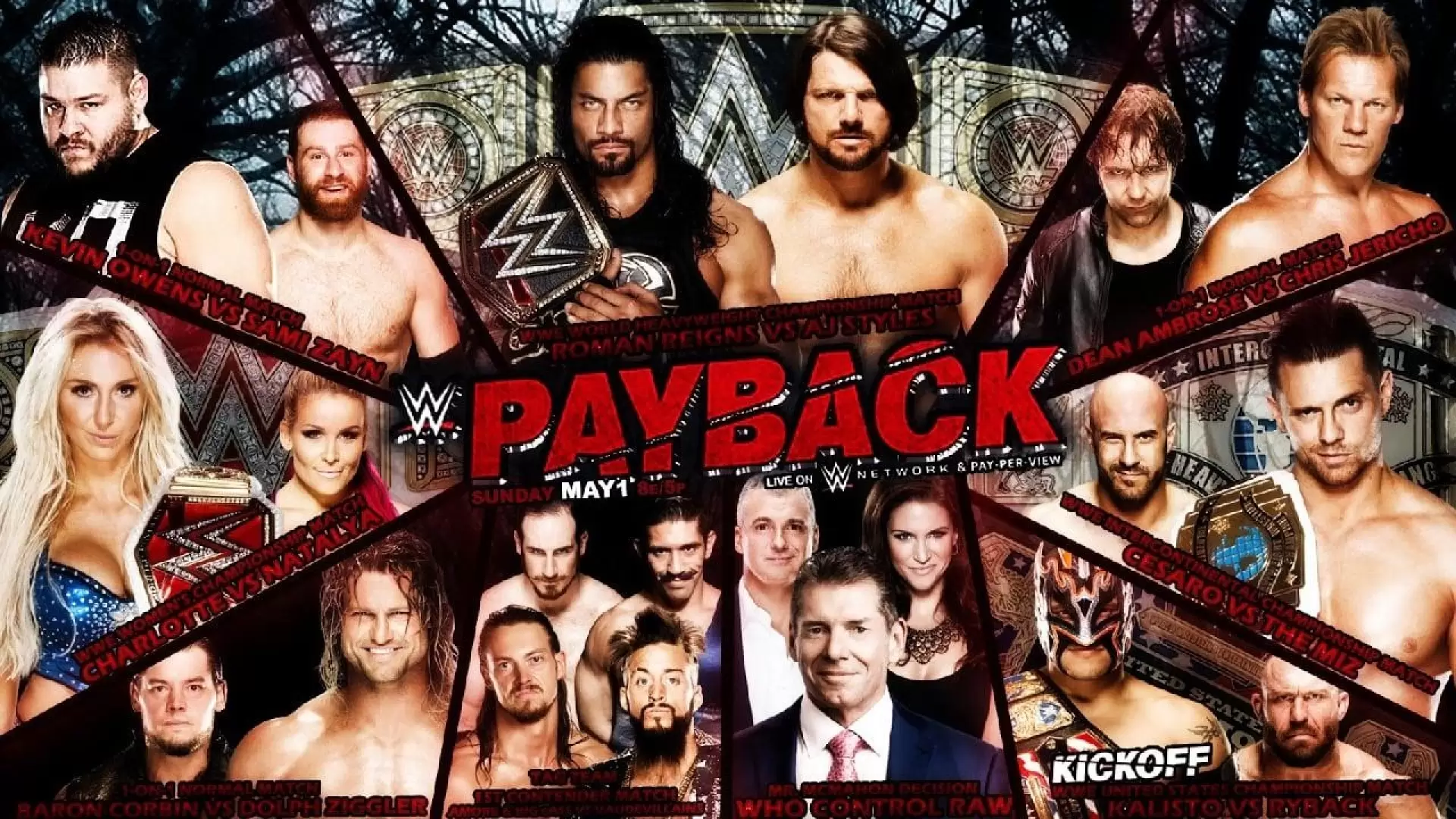 دانلود فیلم WWE Payback 2016 (دبلیودبلیوئی پی‌بک)