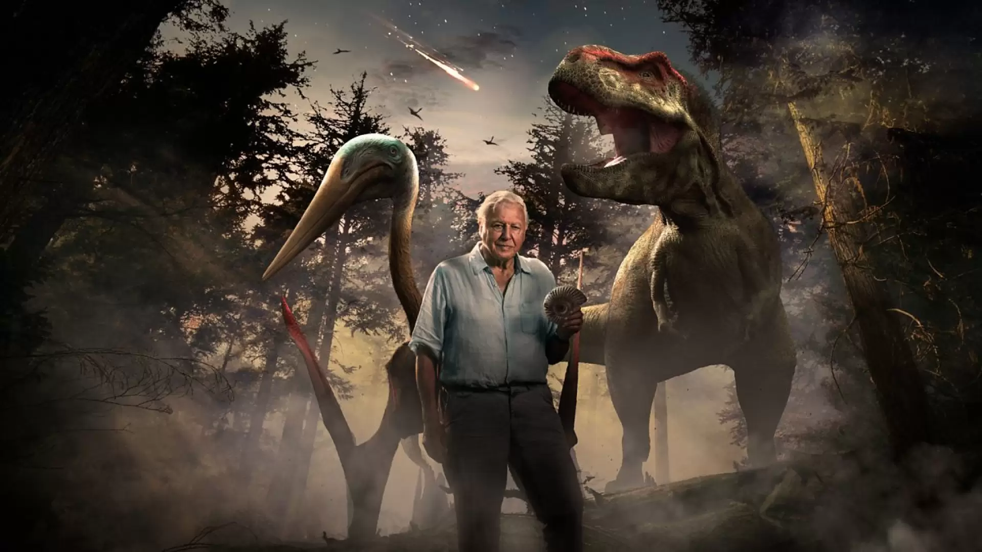 دانلود مستند Dinosaurs – the Final Day with David Attenborough 2022 با تماشای آنلاین