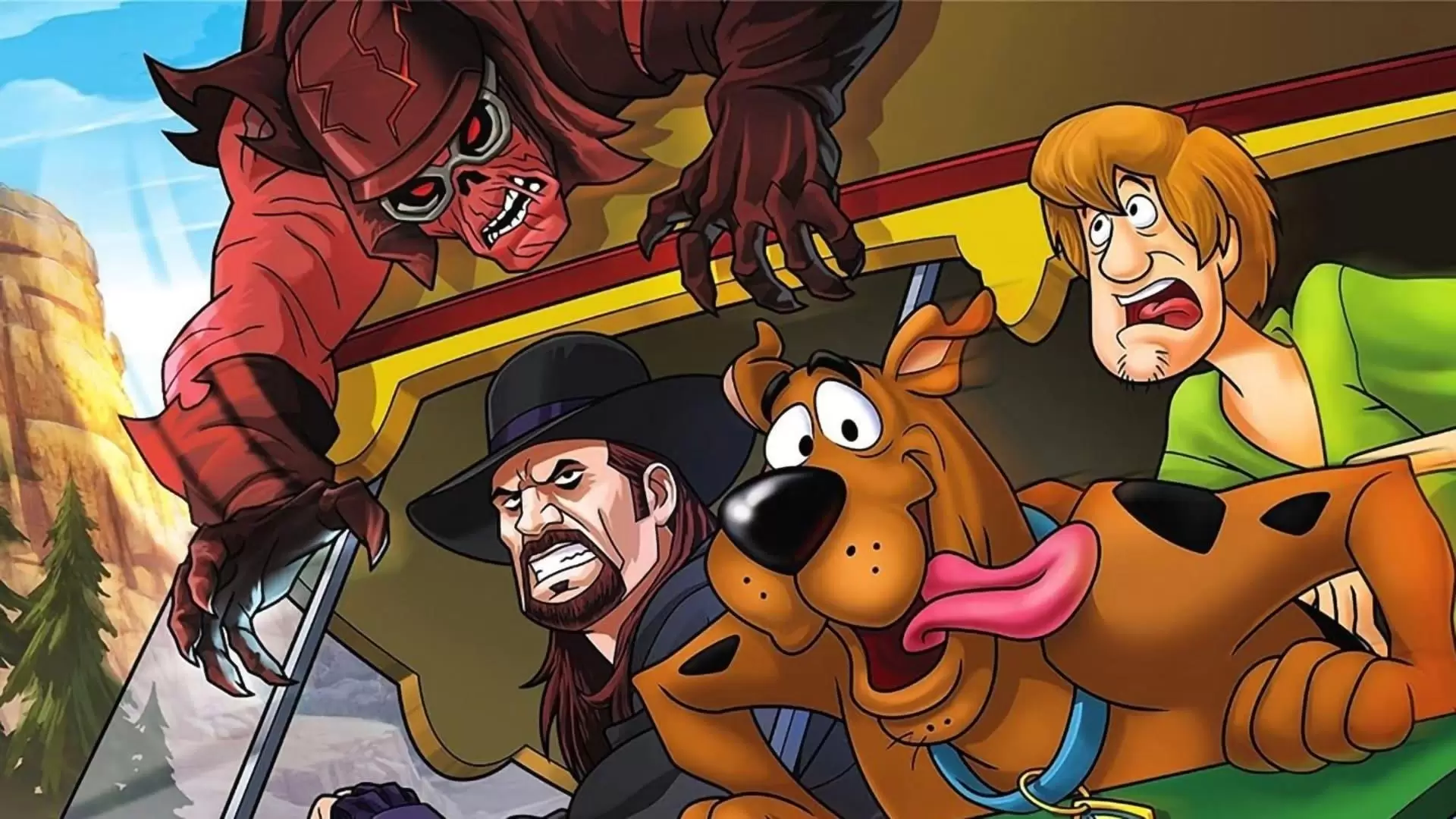 دانلود انیمیشن Scooby-Doo! And WWE: Curse of the Speed Demon 2016 با زیرنویس فارسی