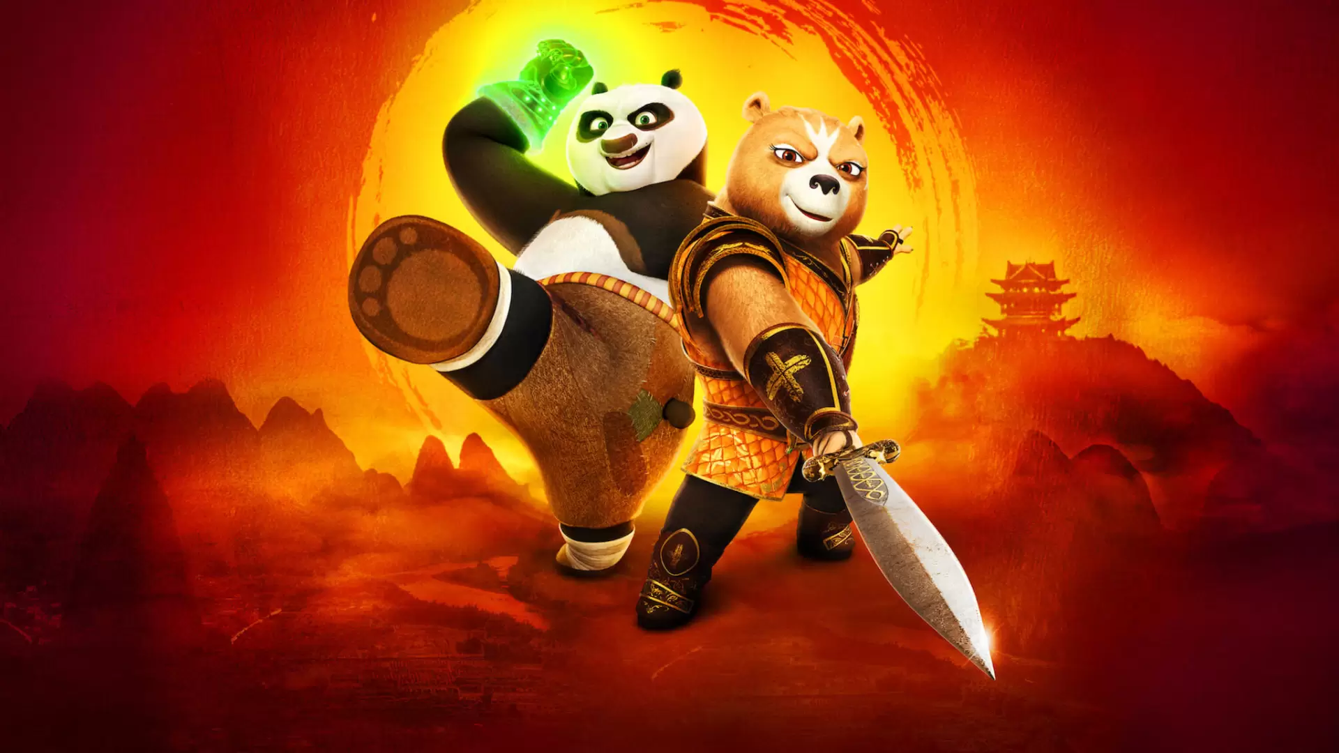 دانلود انیمیشن Kung Fu Panda: The Dragon Knight 2022 با زیرنویس فارسی و تماشای آنلاین