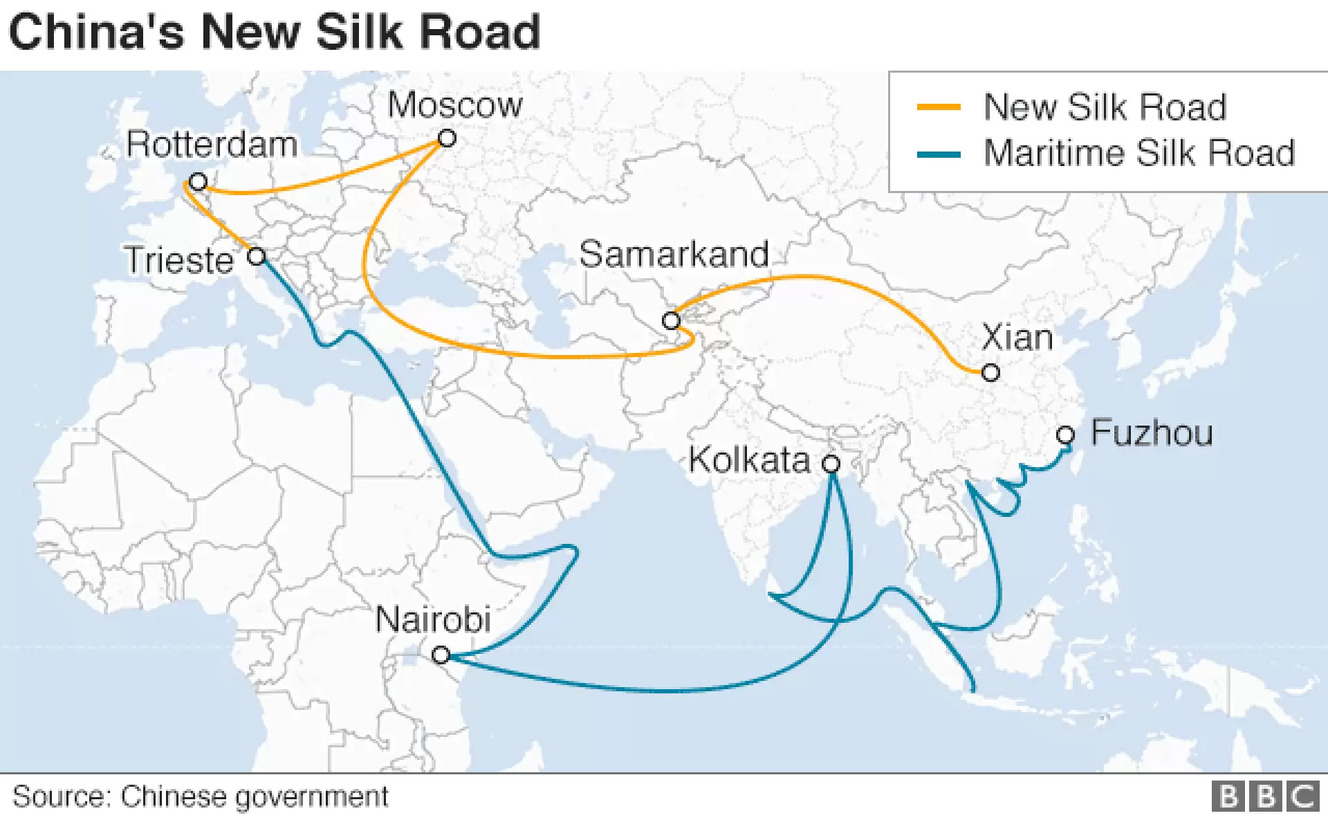 دانلود مستند China’s New Silk Road 2019