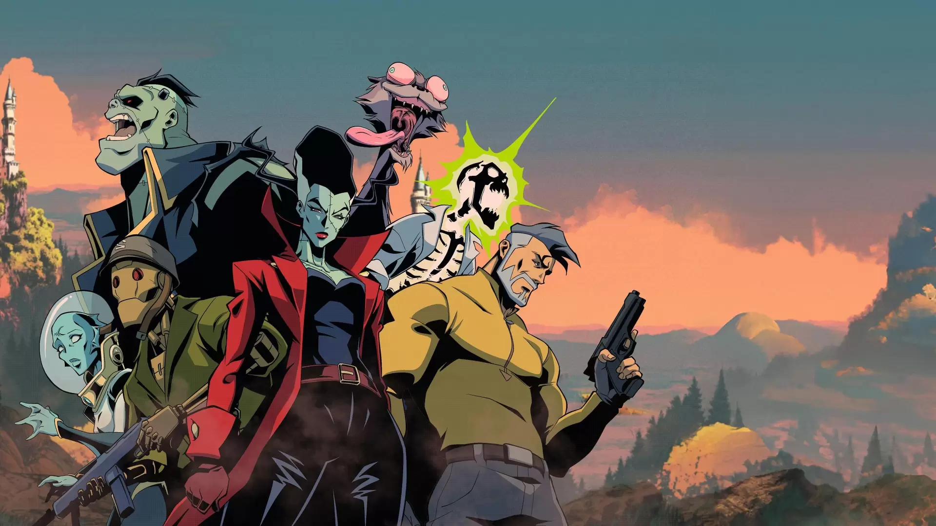دانلود انیمیشن Creature Commandos 2024 با تماشای آنلاین