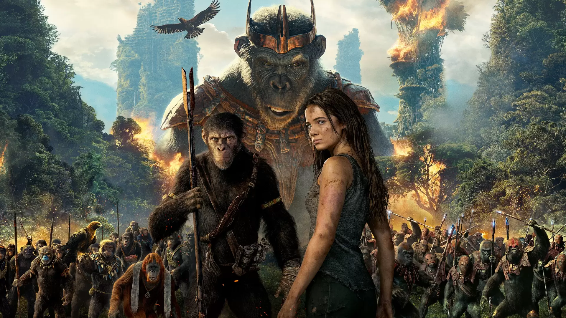 دانلود فیلم Kingdom of the Planet of the Apes 2024 با زیرنویس فارسی و تماشای آنلاین