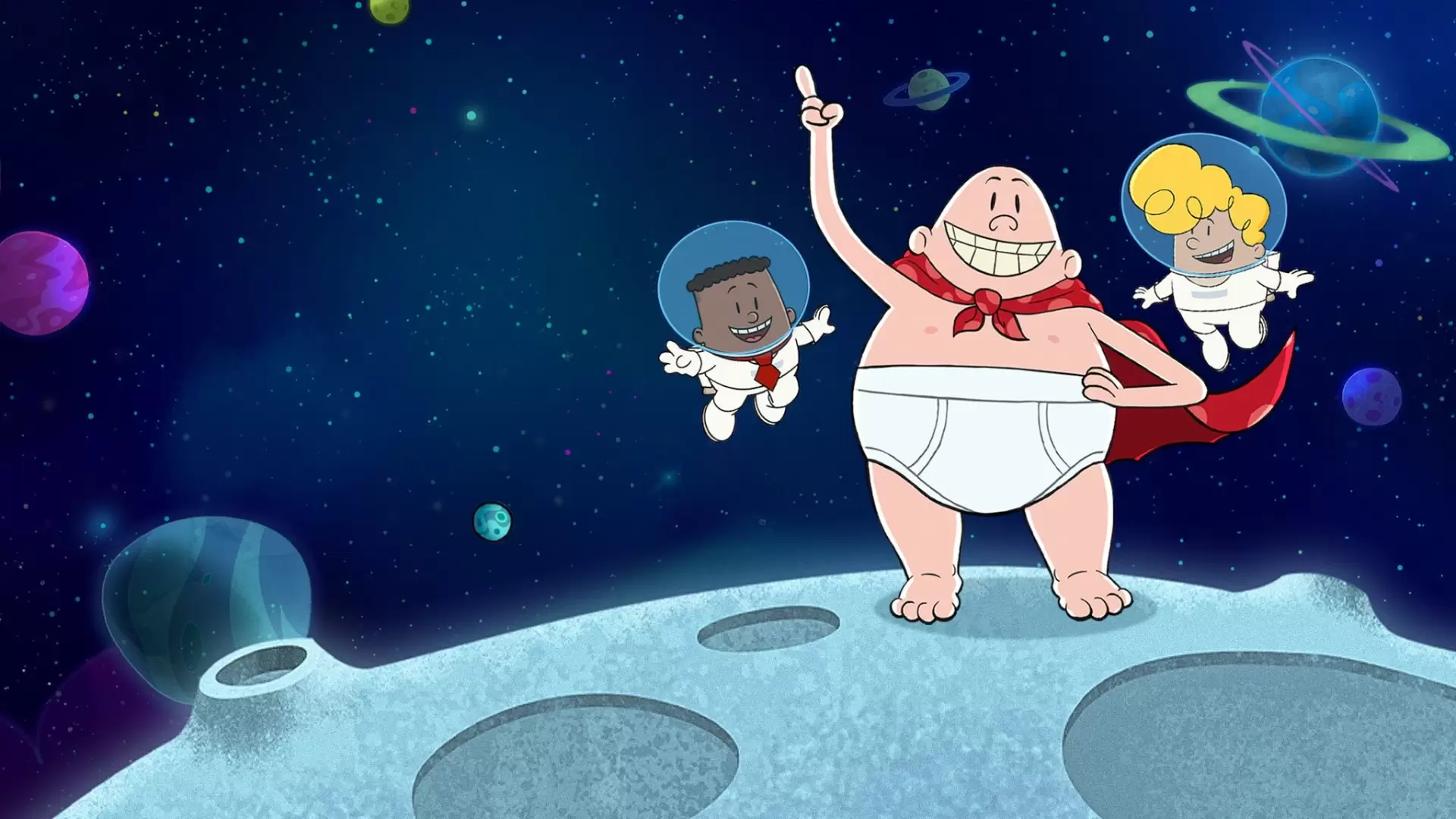 دانلود انیمیشن The Epic Tales of Captain Underpants in Space 2020