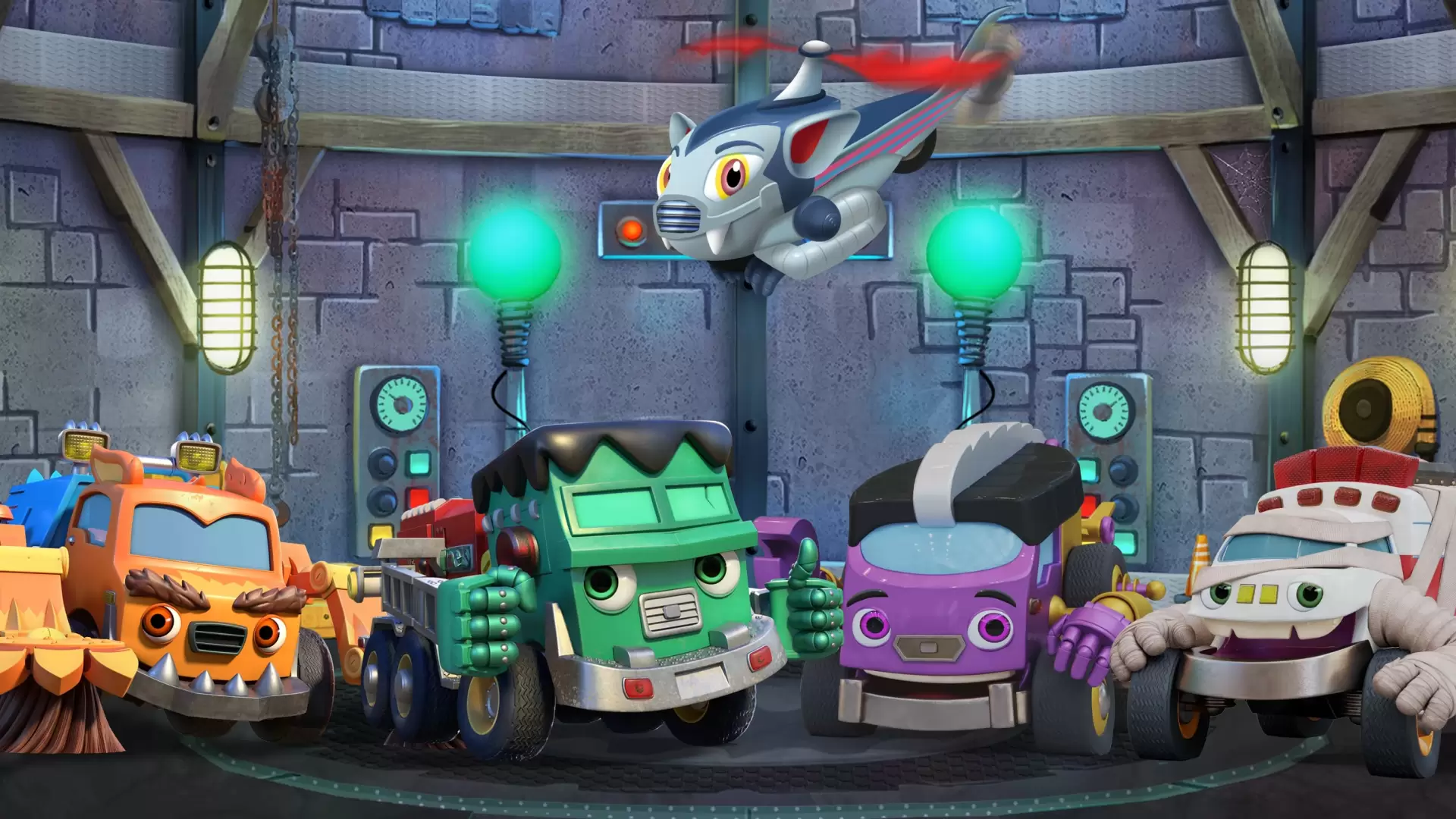 دانلود انیمیشن Mighty MonsterWheelies 2024 با تماشای آنلاین