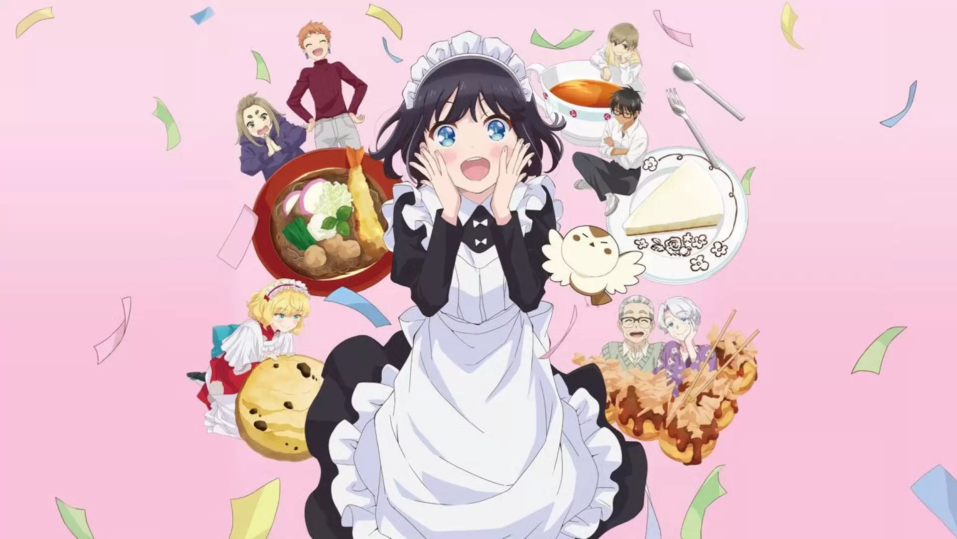 دانلود انیمه The Food Diary of Miss Maid (Maid-san wa Taberu dake) 2026