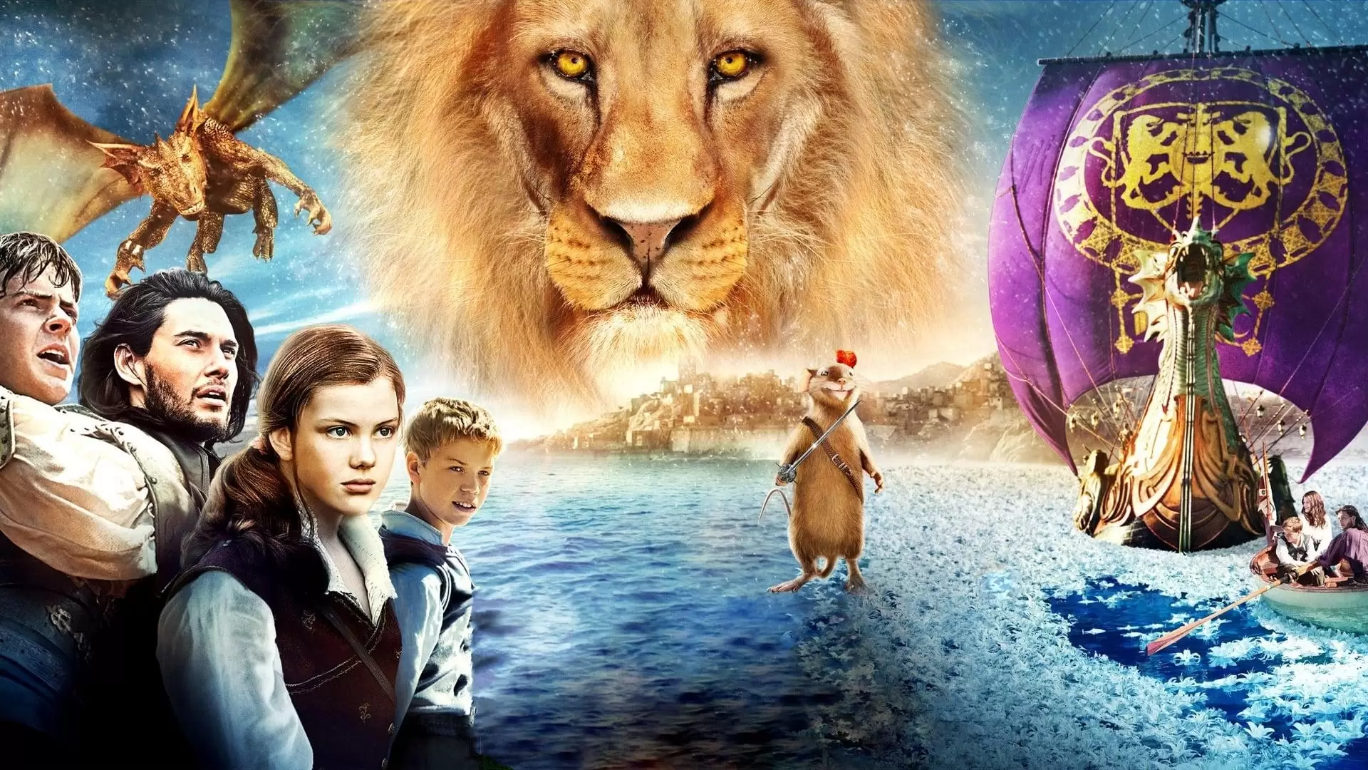 دانلود فیلم The Chronicles of Narnia: The Voyage of the Dawn Treader 2010 (سرگذشت نارنیا: سفر کشتی سپیده‌پیما) با زیرنویس فارسی و تماشای آنلاین