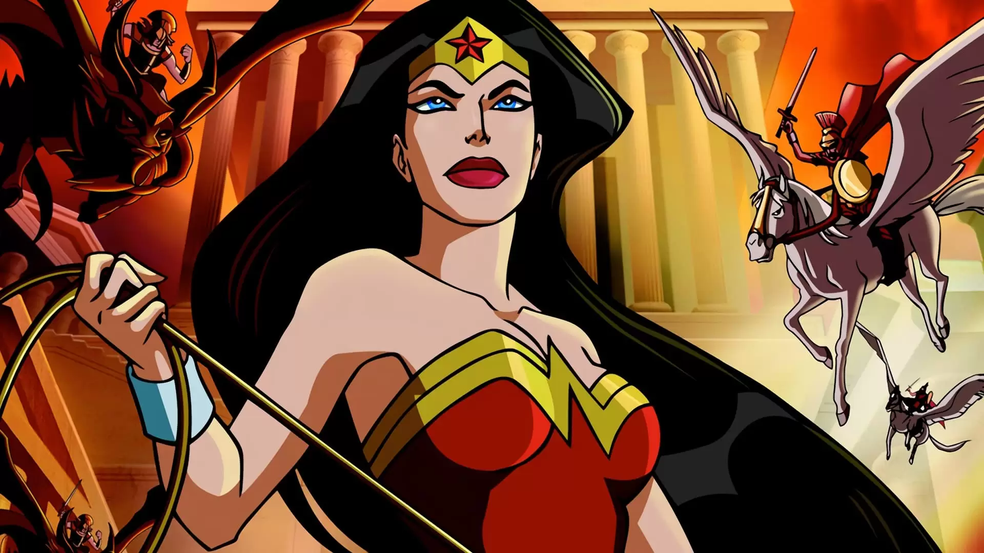 دانلود انیمیشن Wonder Woman 2009 (زن شگفت‌انگیز) با زیرنویس فارسی