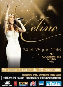 دانلود کنسرت Celine Dion Summer Tour 2016  Live at AccorHotels Arena (کنسرت سلن دیون در اکورهتلز آرنا)